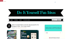 Desktop Screenshot of diyfunideas.com