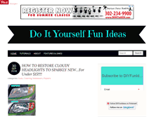 Tablet Screenshot of diyfunideas.com